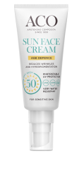 Aco Sun Face Cream Age Defence SPF50 hajusteeton 40 ml